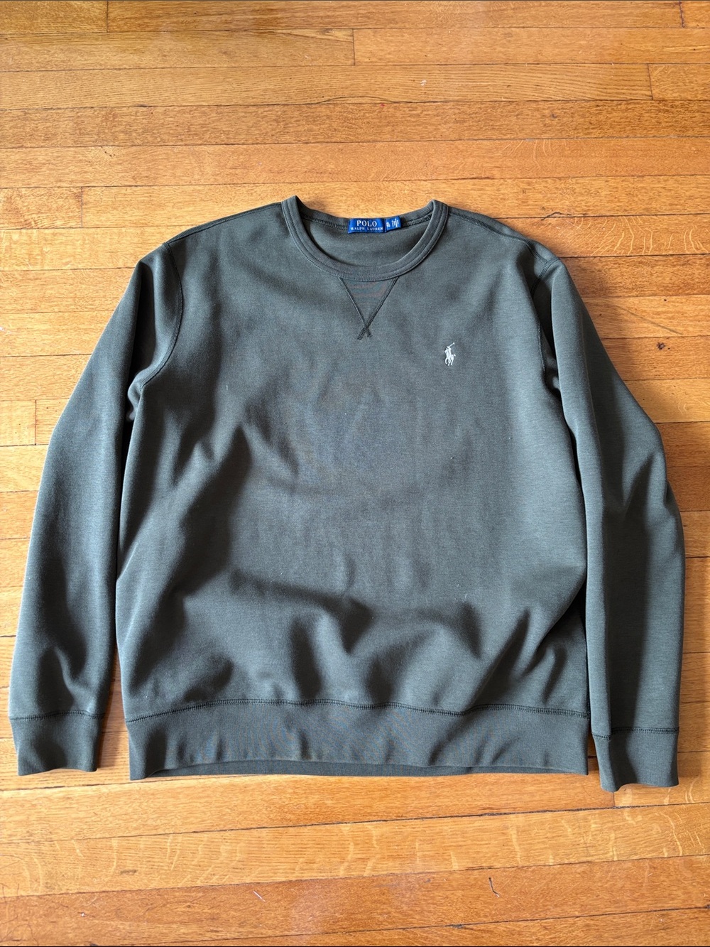 Polo by Ralph Lauren Dark Olive Crewneck Sweatshirt - Men